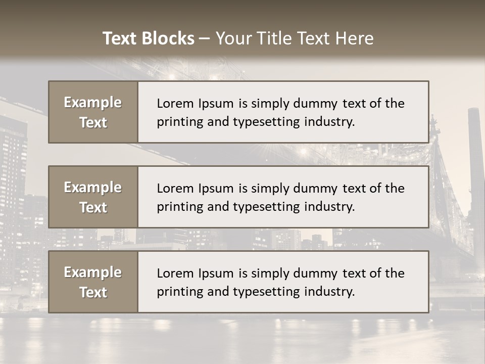 View Famous Skyline PowerPoint Template