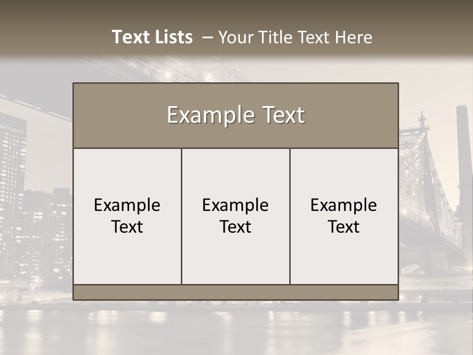 View Famous Skyline PowerPoint Template