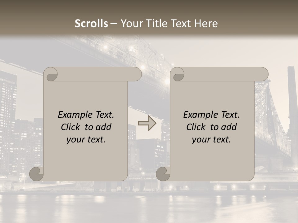 View Famous Skyline PowerPoint Template