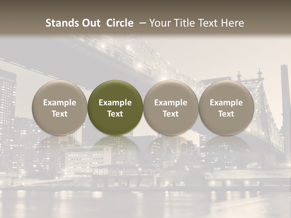 View Famous Skyline PowerPoint Template