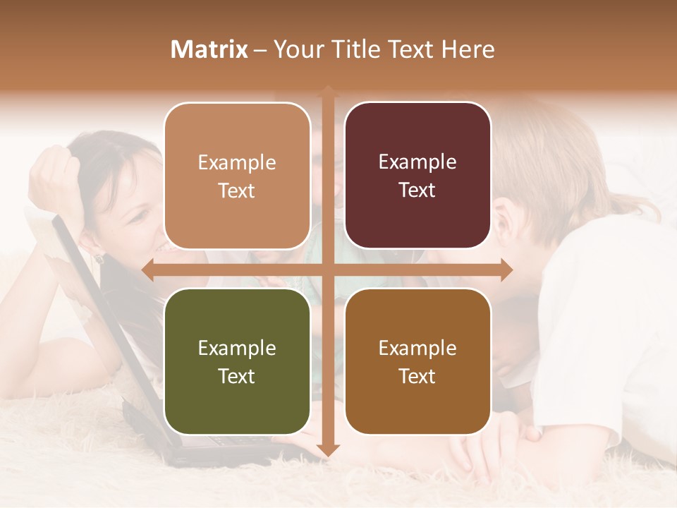 Laptop Man Beautiful PowerPoint Template