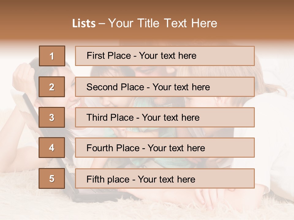Laptop Man Beautiful PowerPoint Template