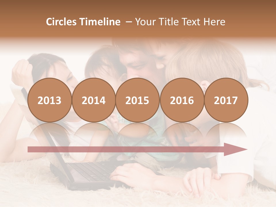 Laptop Man Beautiful PowerPoint Template