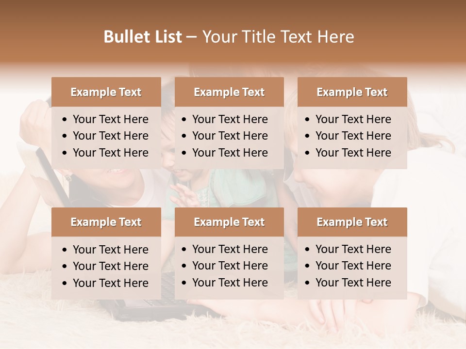 Laptop Man Beautiful PowerPoint Template