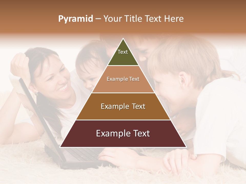 Laptop Man Beautiful PowerPoint Template