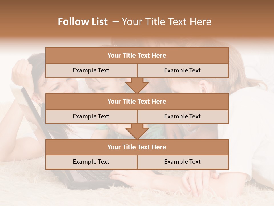 Laptop Man Beautiful PowerPoint Template