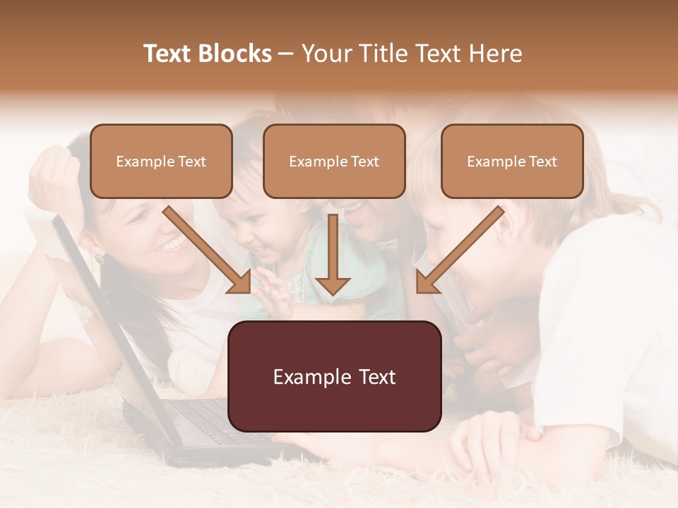 Laptop Man Beautiful PowerPoint Template