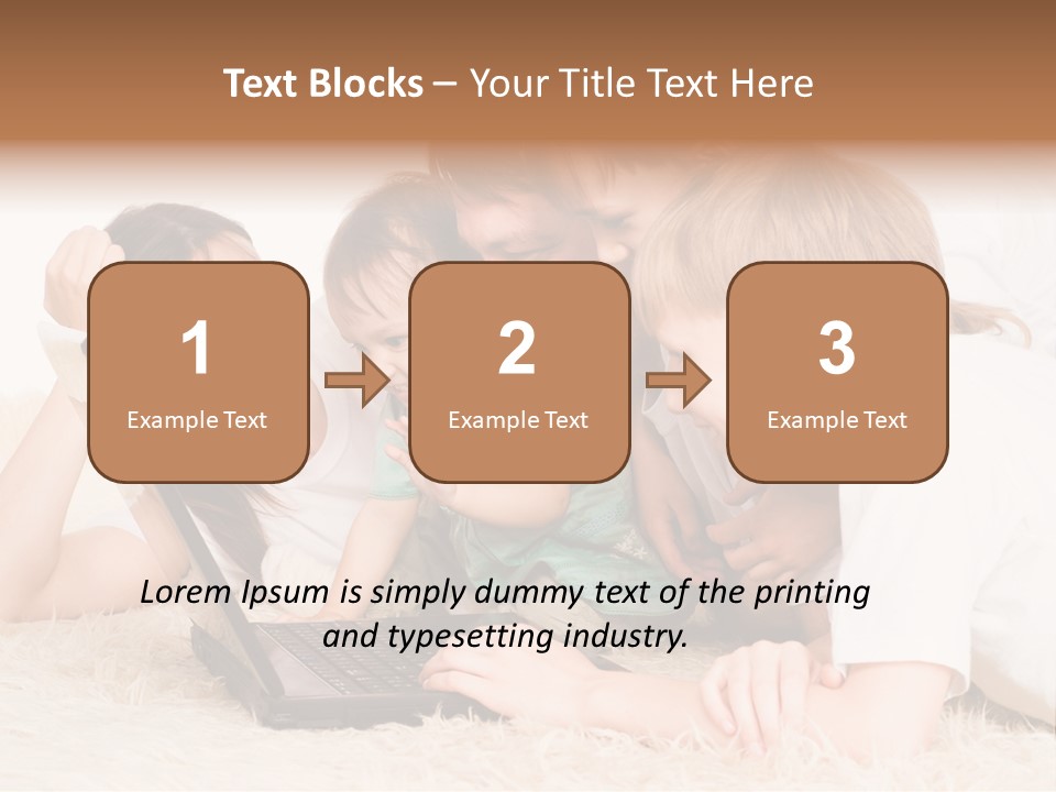 Laptop Man Beautiful PowerPoint Template