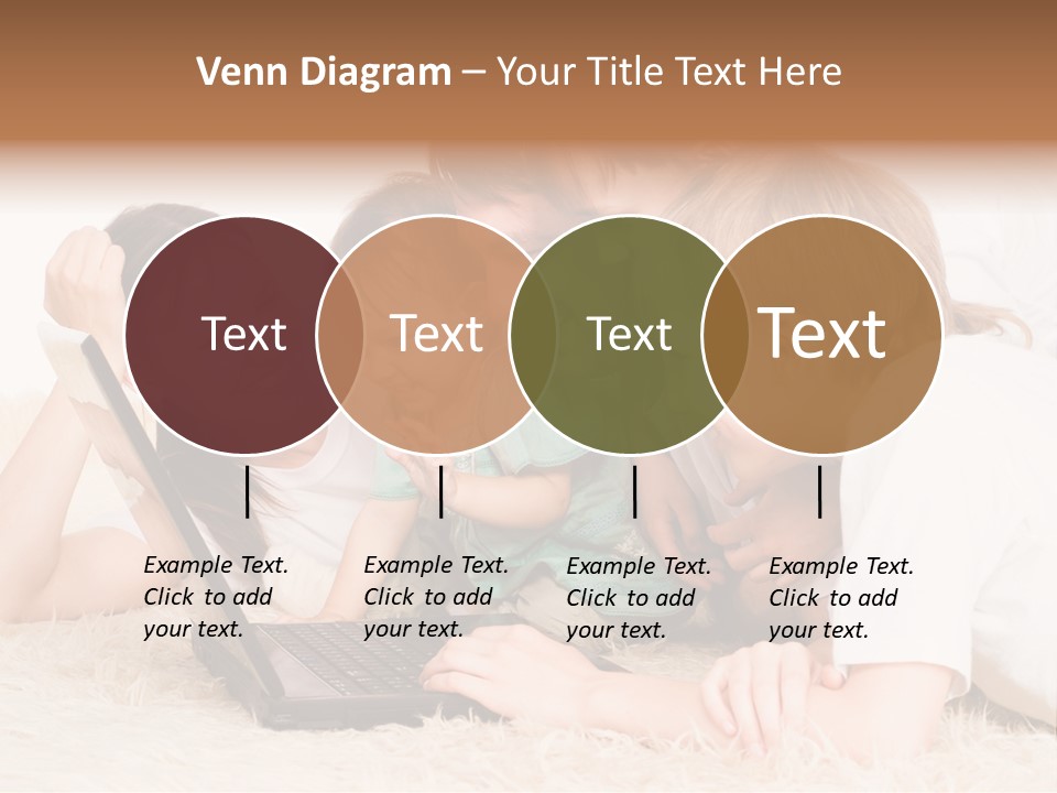 Laptop Man Beautiful PowerPoint Template