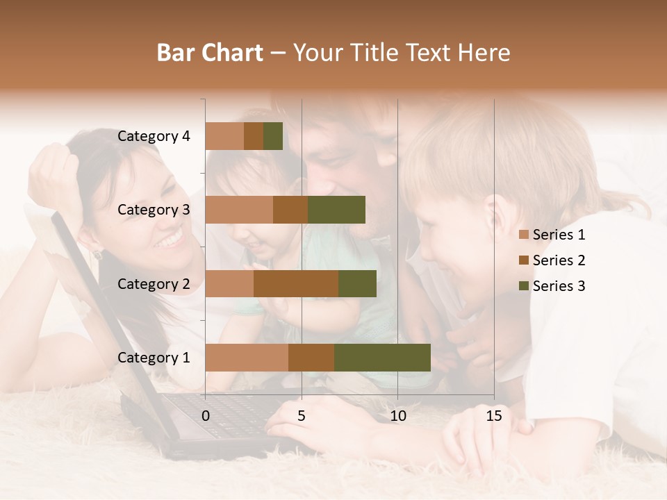 Laptop Man Beautiful PowerPoint Template