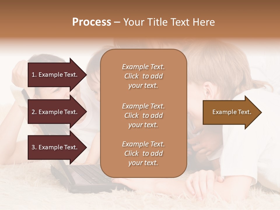 Laptop Man Beautiful PowerPoint Template