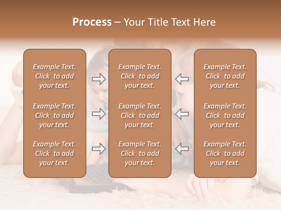 Laptop Man Beautiful PowerPoint Template