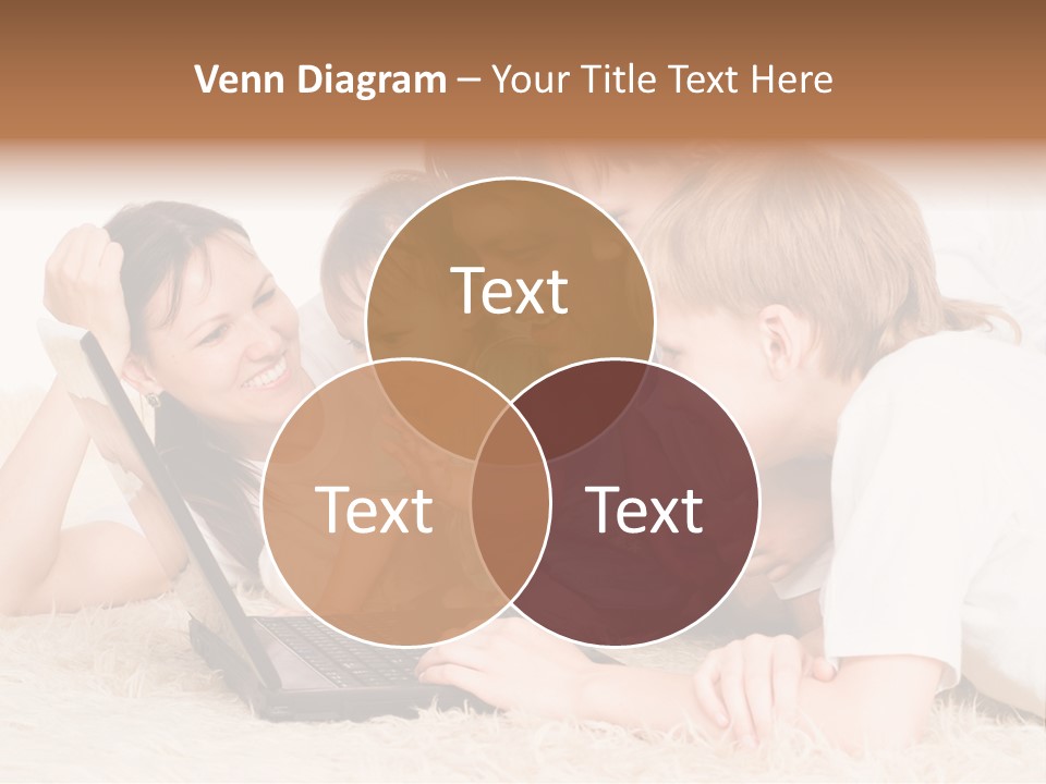 Laptop Man Beautiful PowerPoint Template