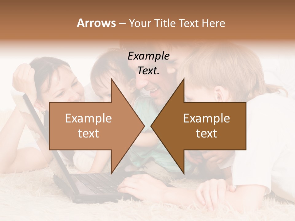 Laptop Man Beautiful PowerPoint Template