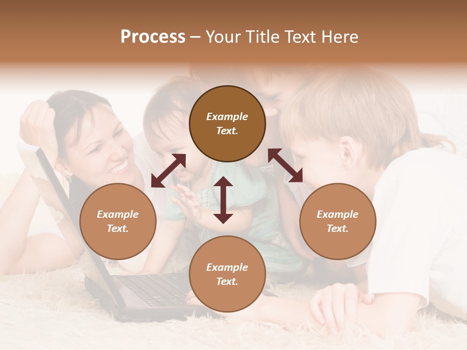 Laptop Man Beautiful PowerPoint Template