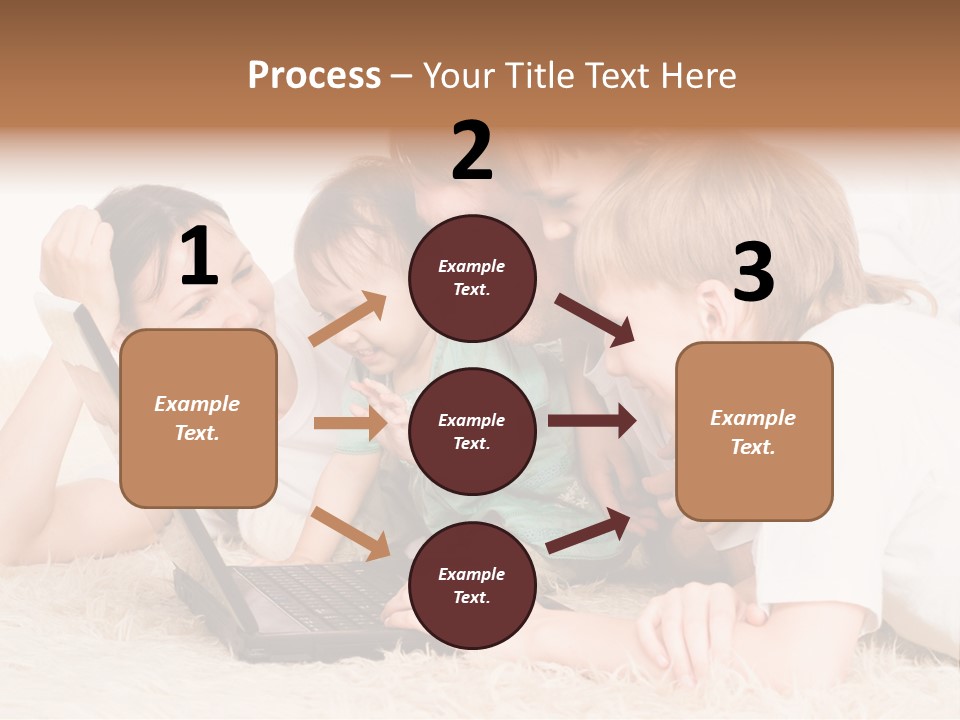 Laptop Man Beautiful PowerPoint Template