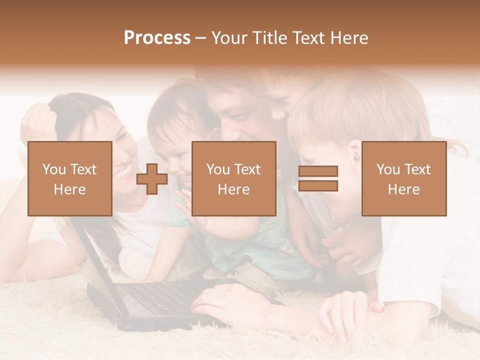 Laptop Man Beautiful PowerPoint Template