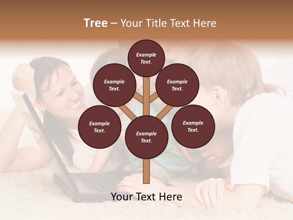 Laptop Man Beautiful PowerPoint Template