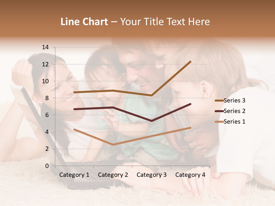 Laptop Man Beautiful PowerPoint Template
