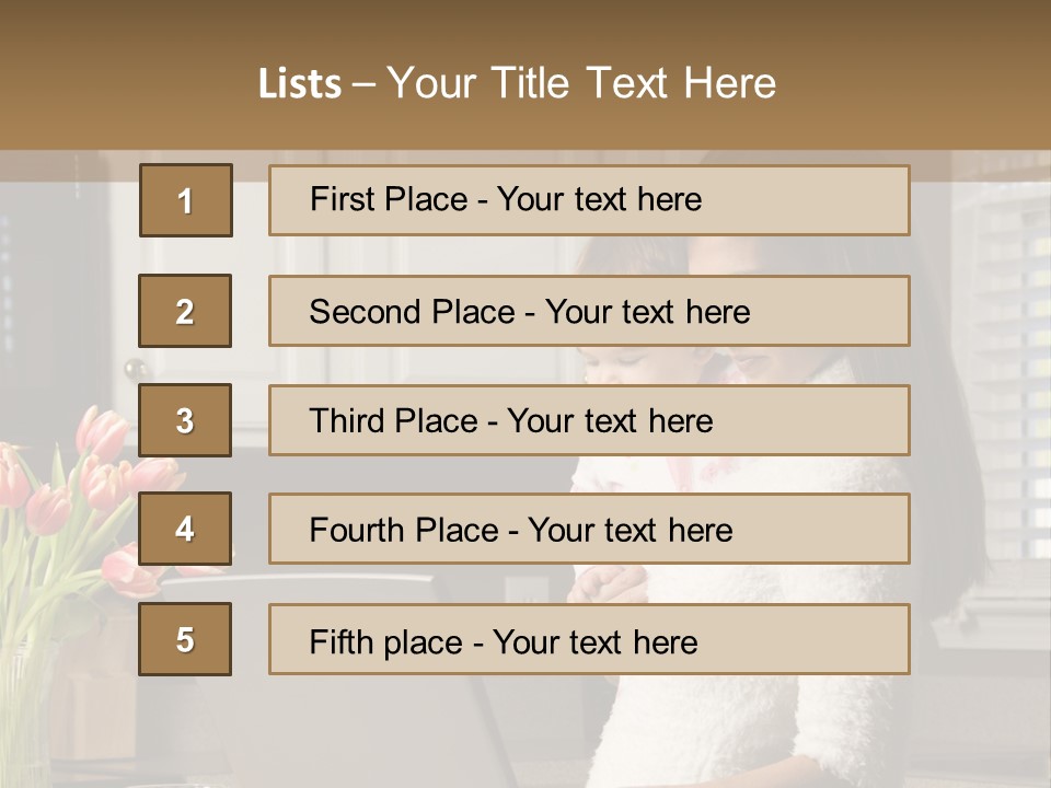 Women Laptop Paying PowerPoint Template