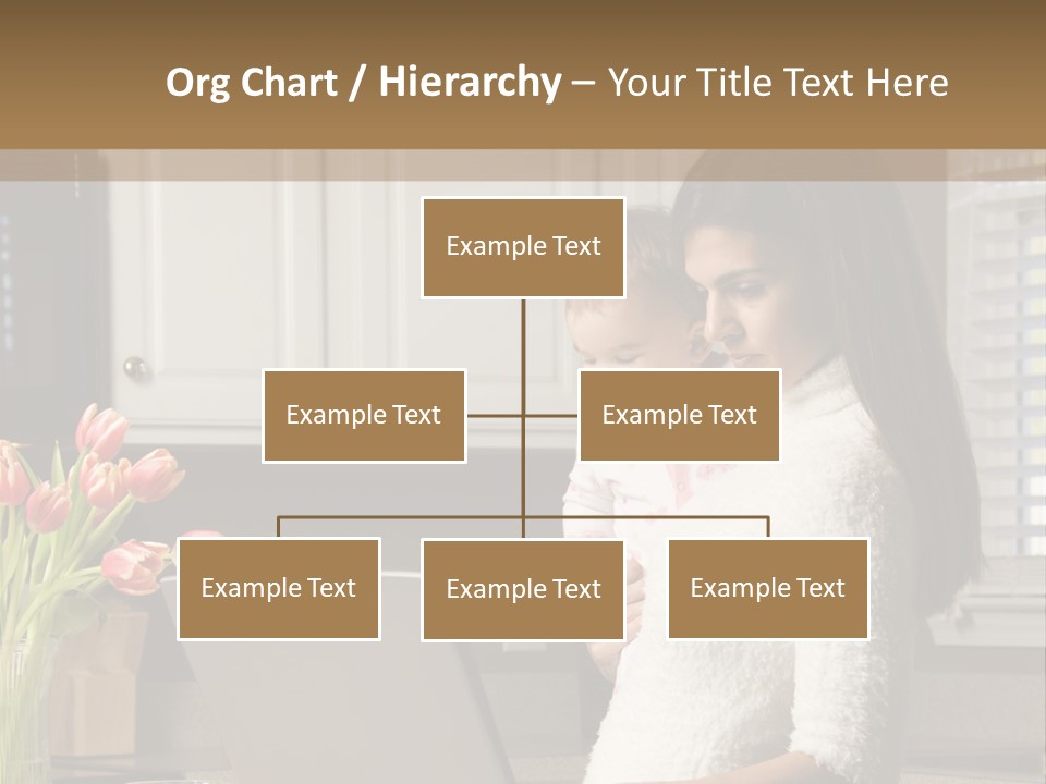 Women Laptop Paying PowerPoint Template