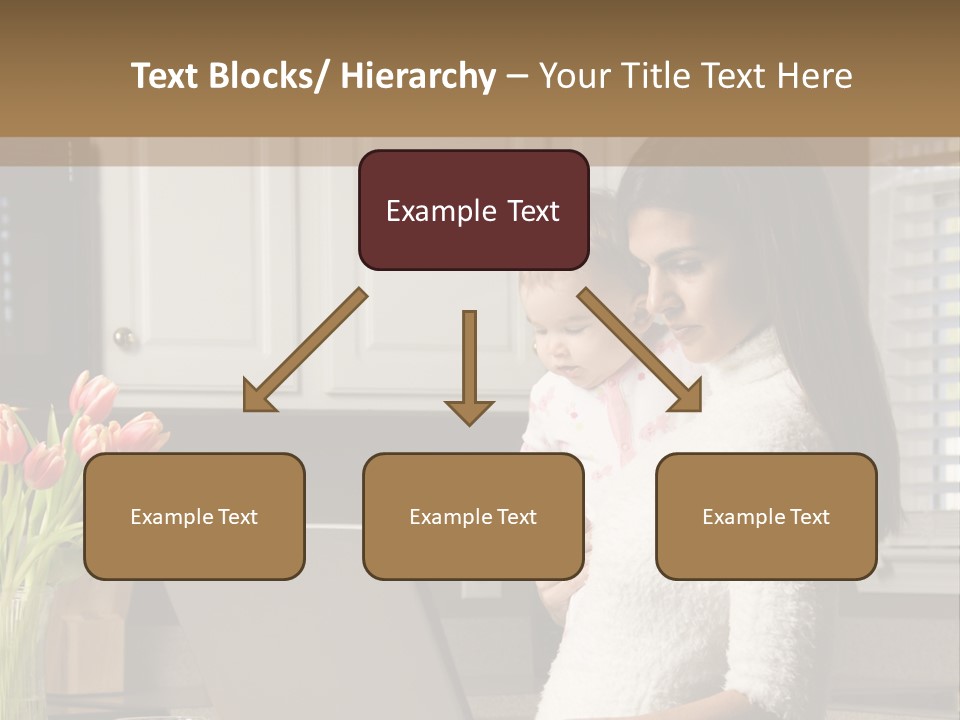 Women Laptop Paying PowerPoint Template