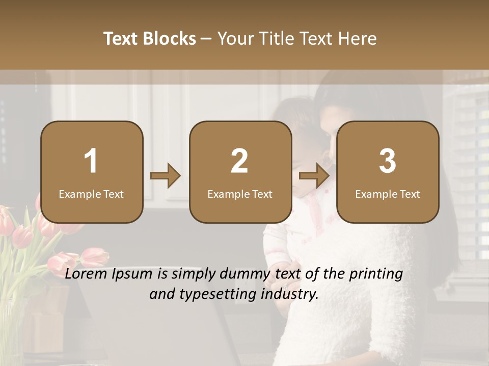 Women Laptop Paying PowerPoint Template