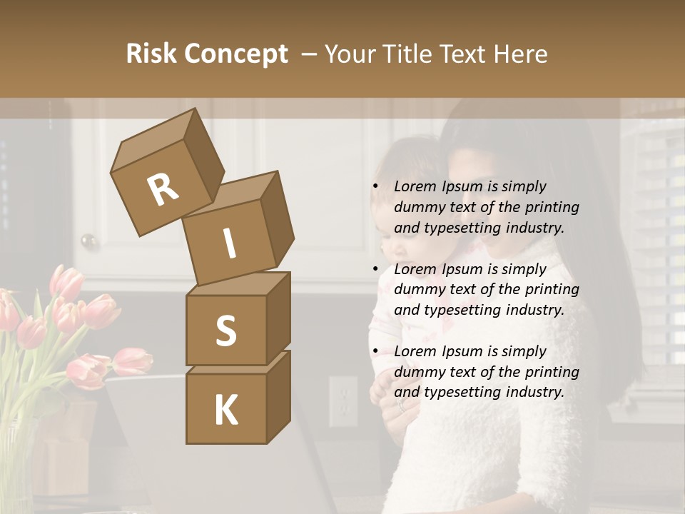 Women Laptop Paying PowerPoint Template