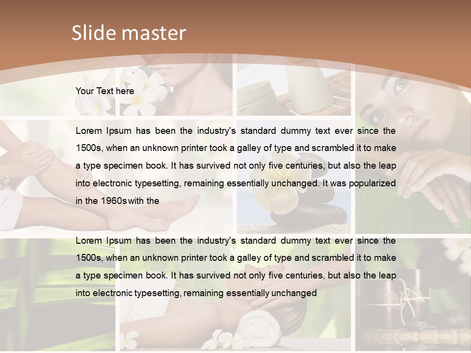 Young Woman Treatment PowerPoint Template