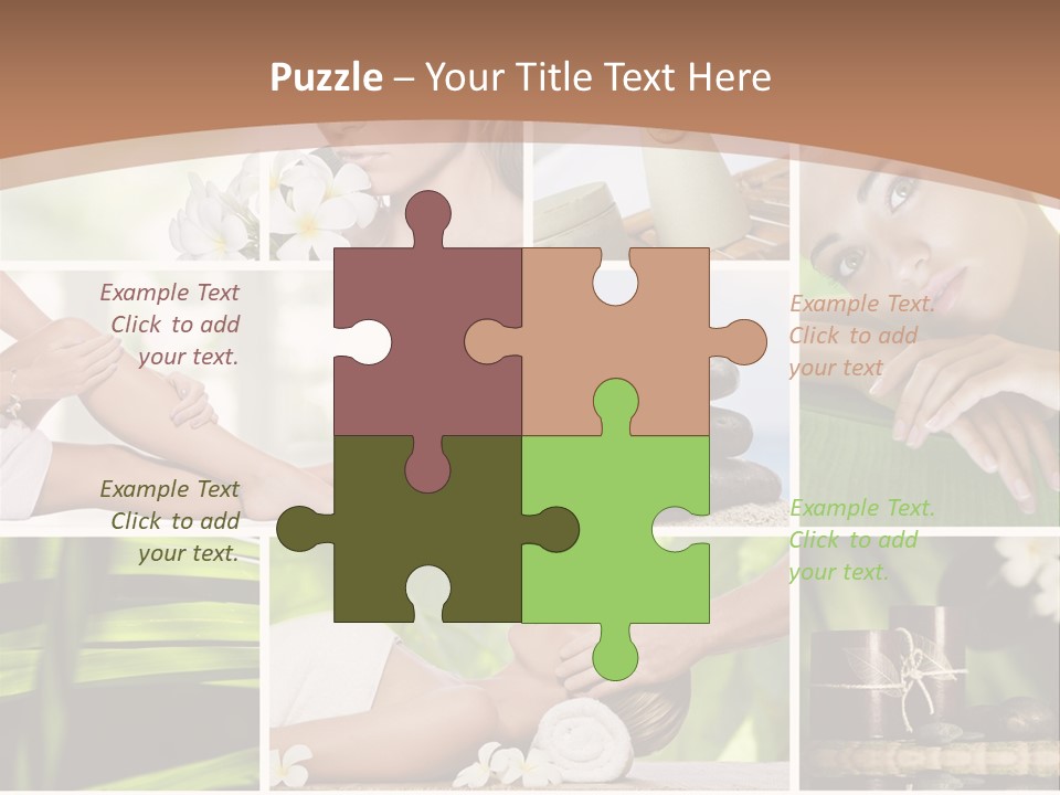 Young Woman Treatment PowerPoint Template