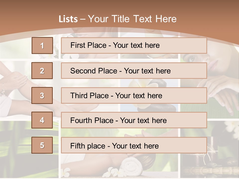 Young Woman Treatment PowerPoint Template