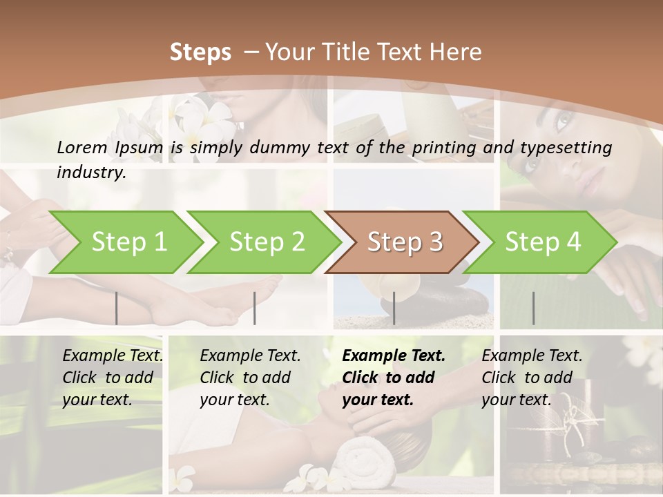 Young Woman Treatment PowerPoint Template