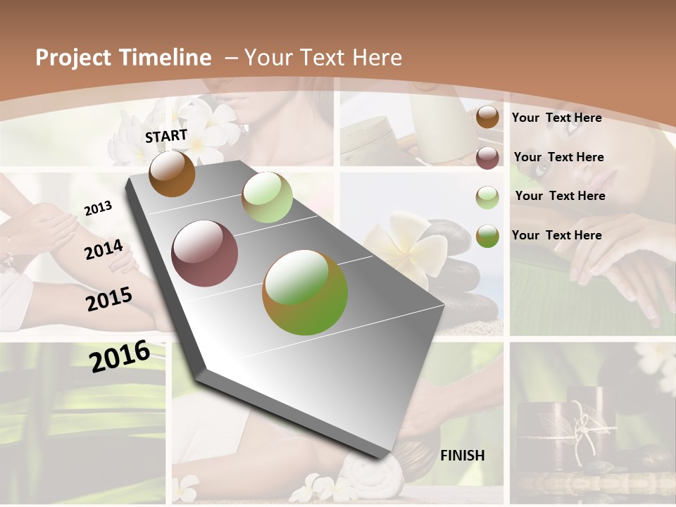 Young Woman Treatment PowerPoint Template