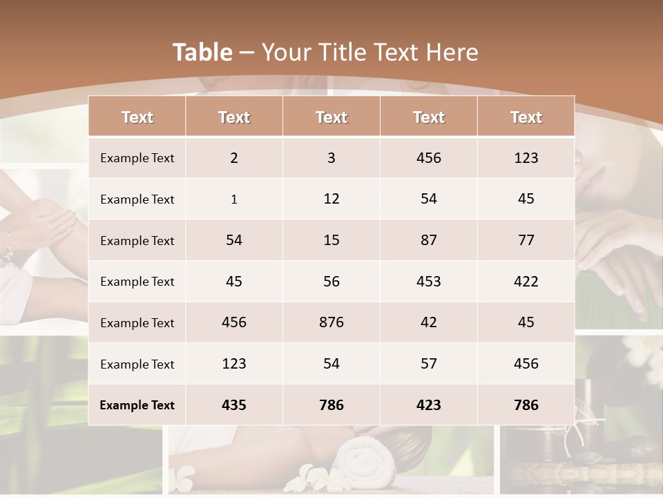 Young Woman Treatment PowerPoint Template