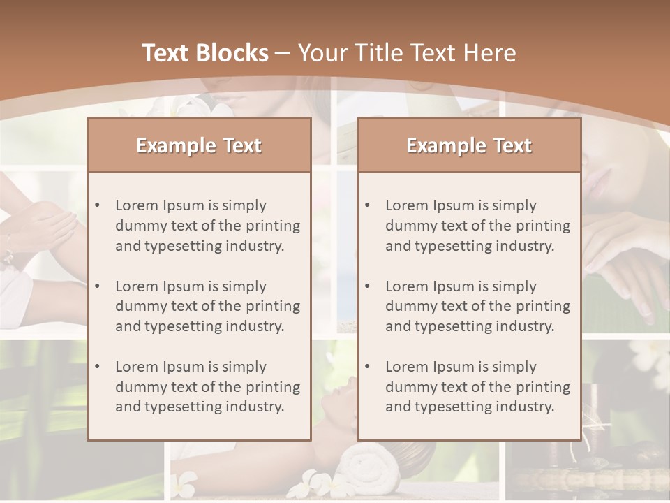 Young Woman Treatment PowerPoint Template