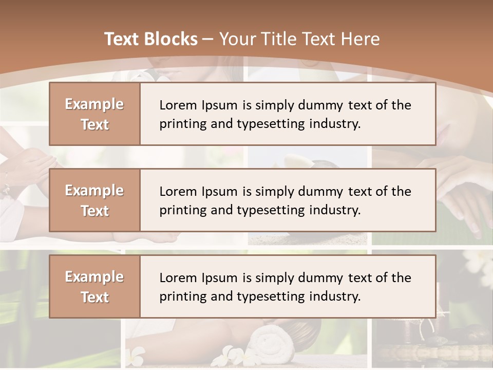 Young Woman Treatment PowerPoint Template