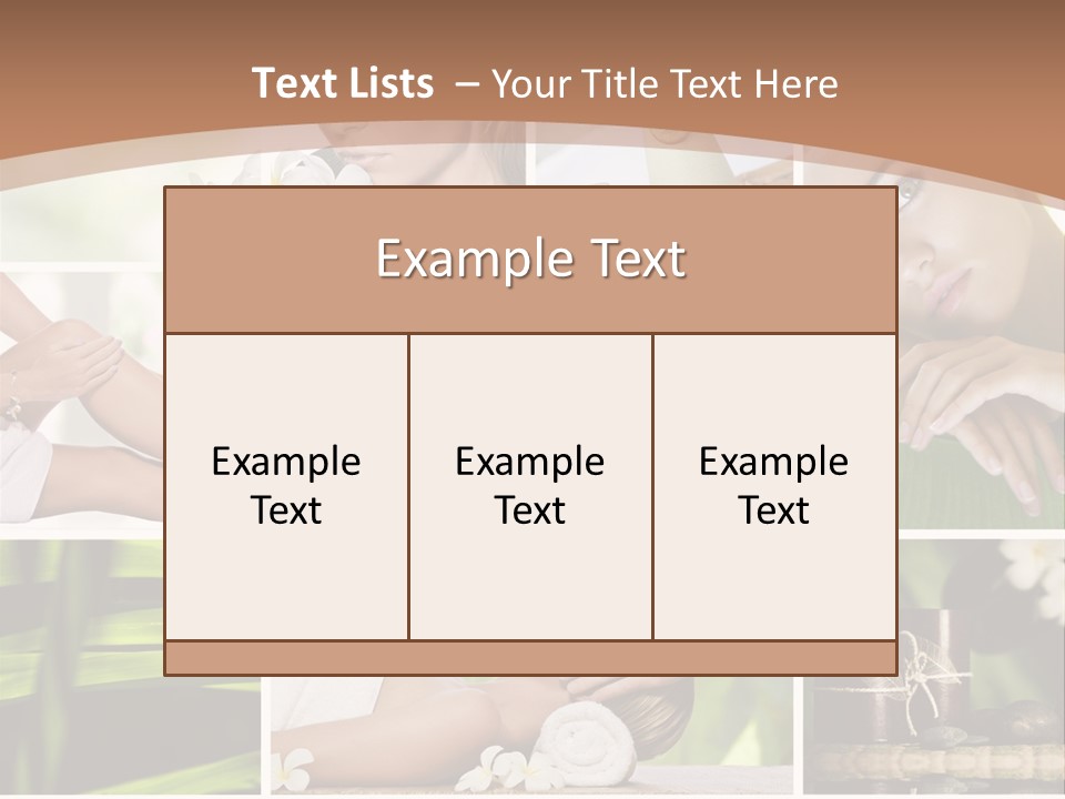 Young Woman Treatment PowerPoint Template