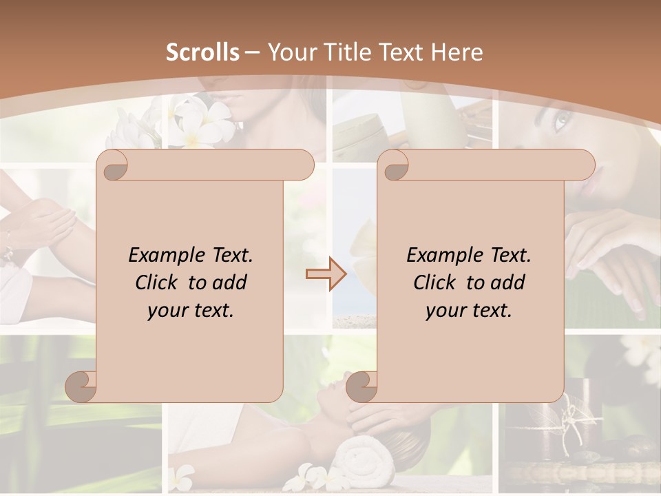 Young Woman Treatment PowerPoint Template
