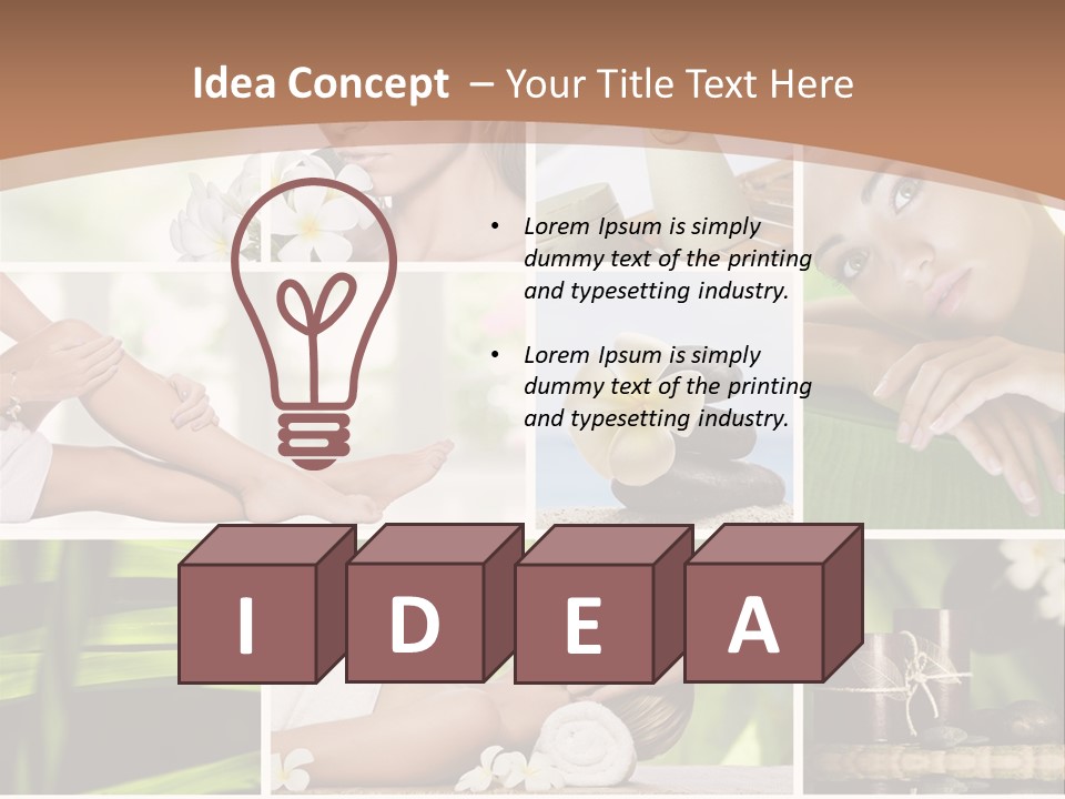 Young Woman Treatment PowerPoint Template