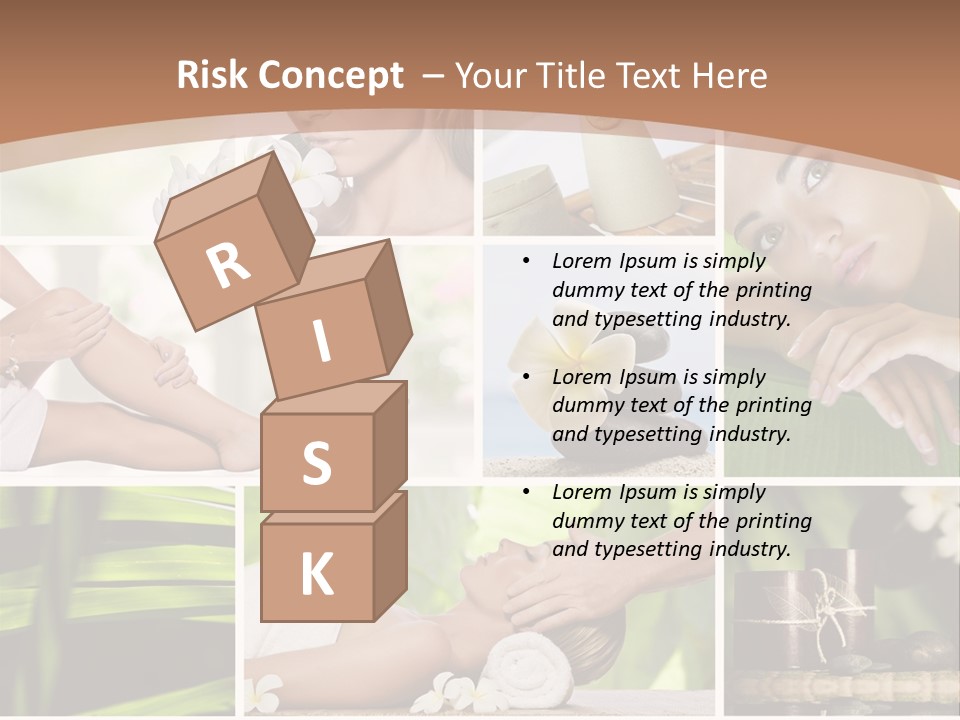 Young Woman Treatment PowerPoint Template