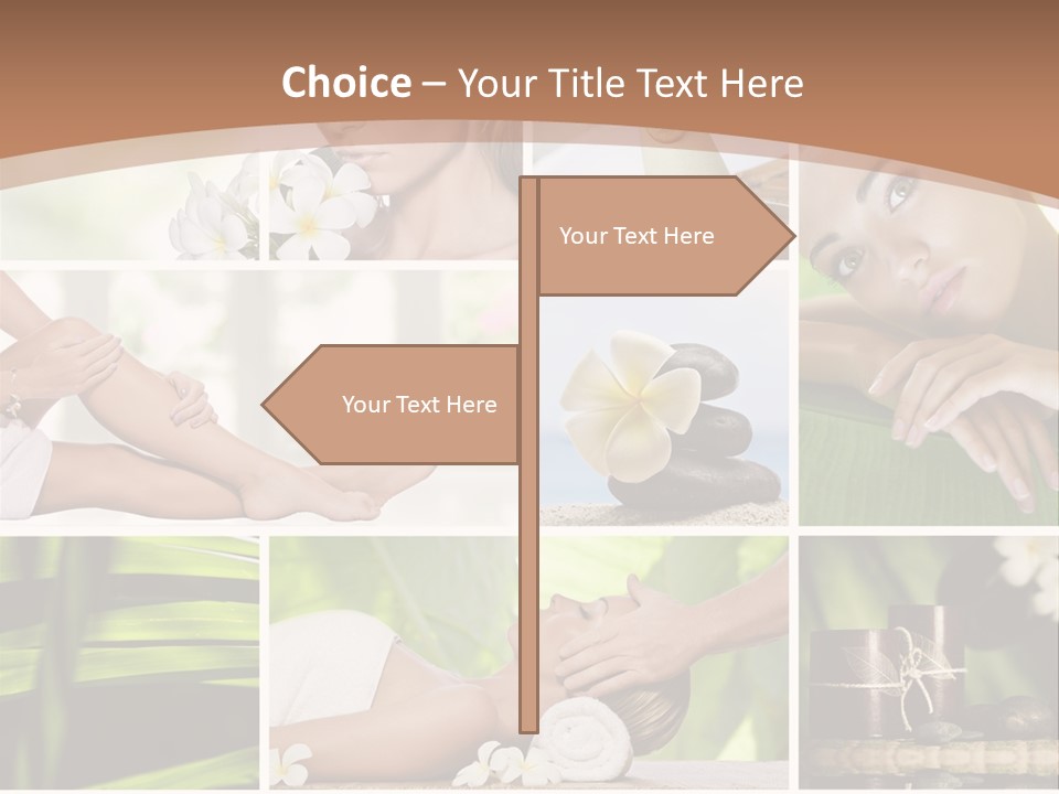 Young Woman Treatment PowerPoint Template