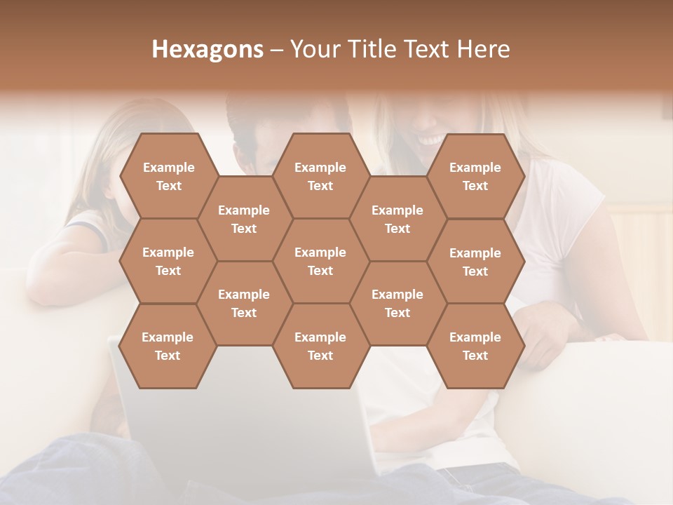 Indoors Parents Together PowerPoint Template