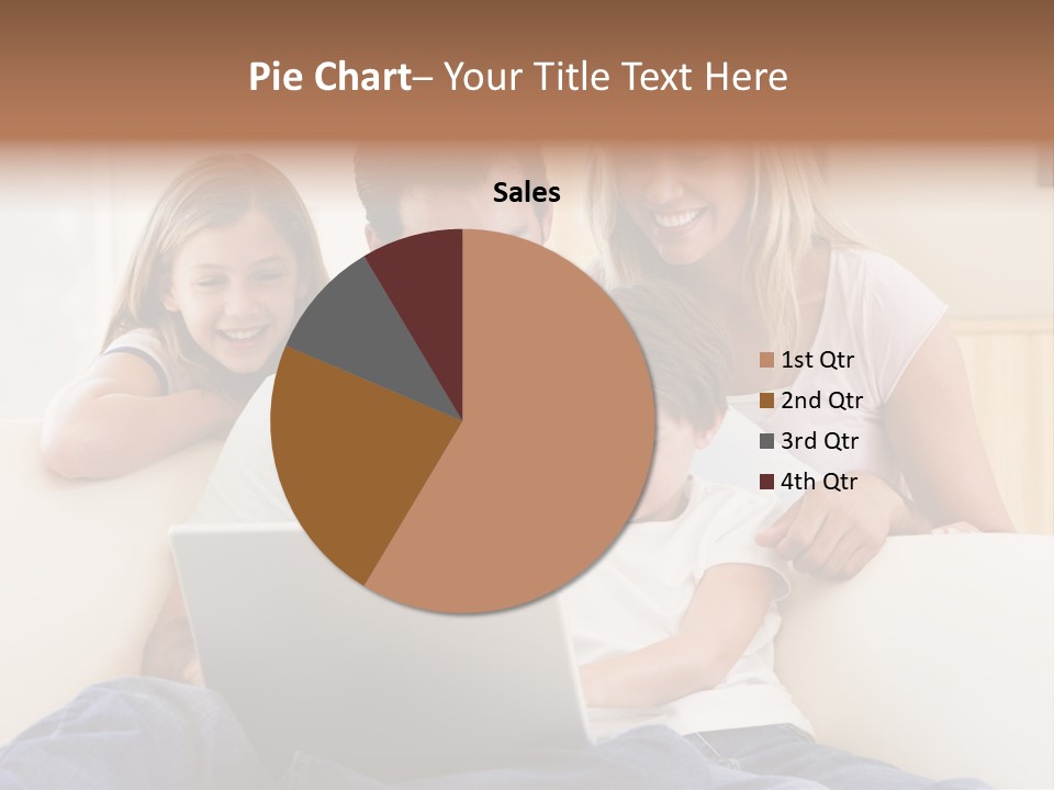 Indoors Parents Together PowerPoint Template