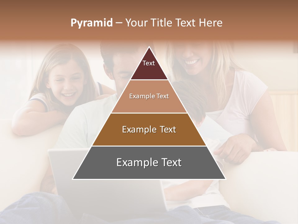 Indoors Parents Together PowerPoint Template