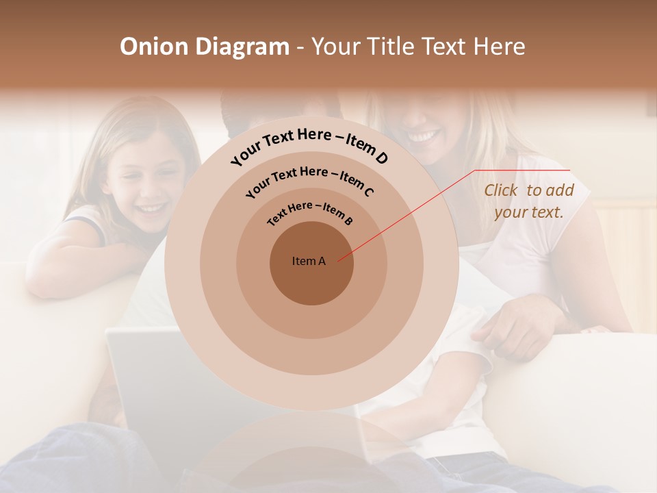 Indoors Parents Together PowerPoint Template