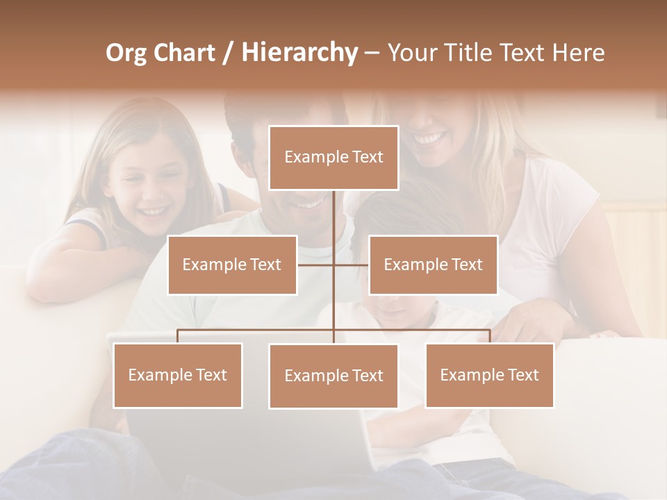 Indoors Parents Together PowerPoint Template