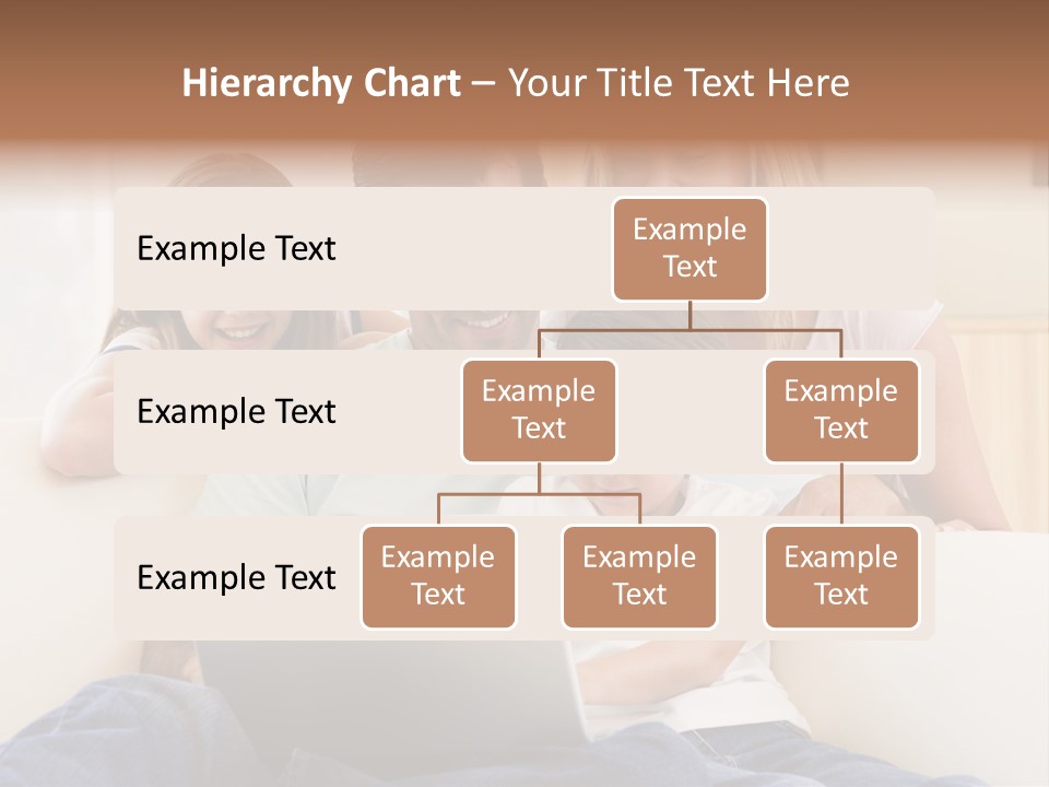 Indoors Parents Together PowerPoint Template