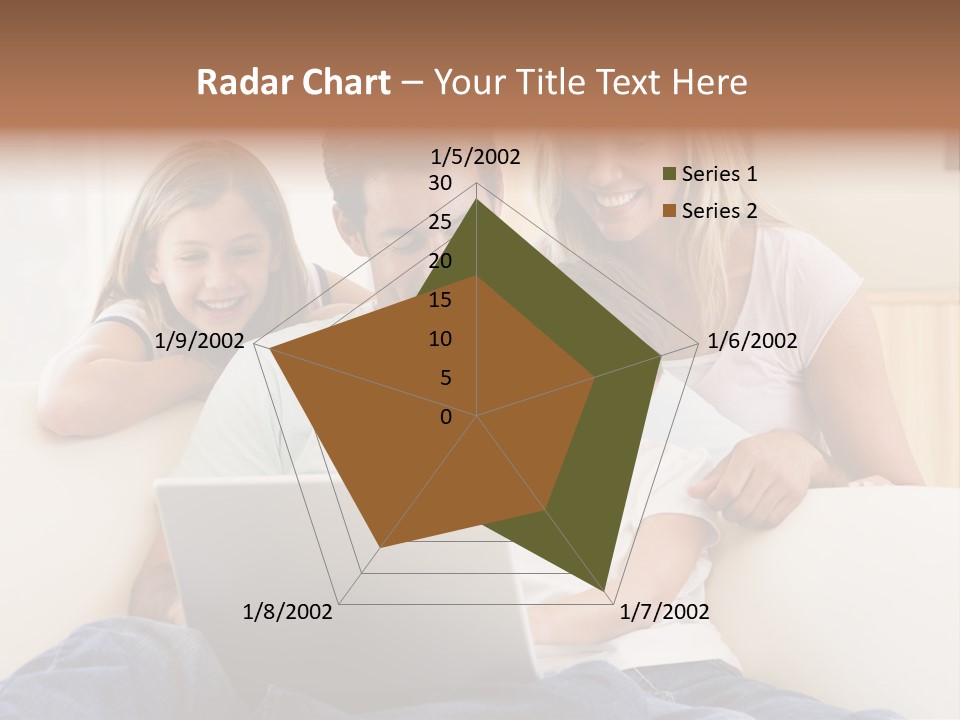 Indoors Parents Together PowerPoint Template