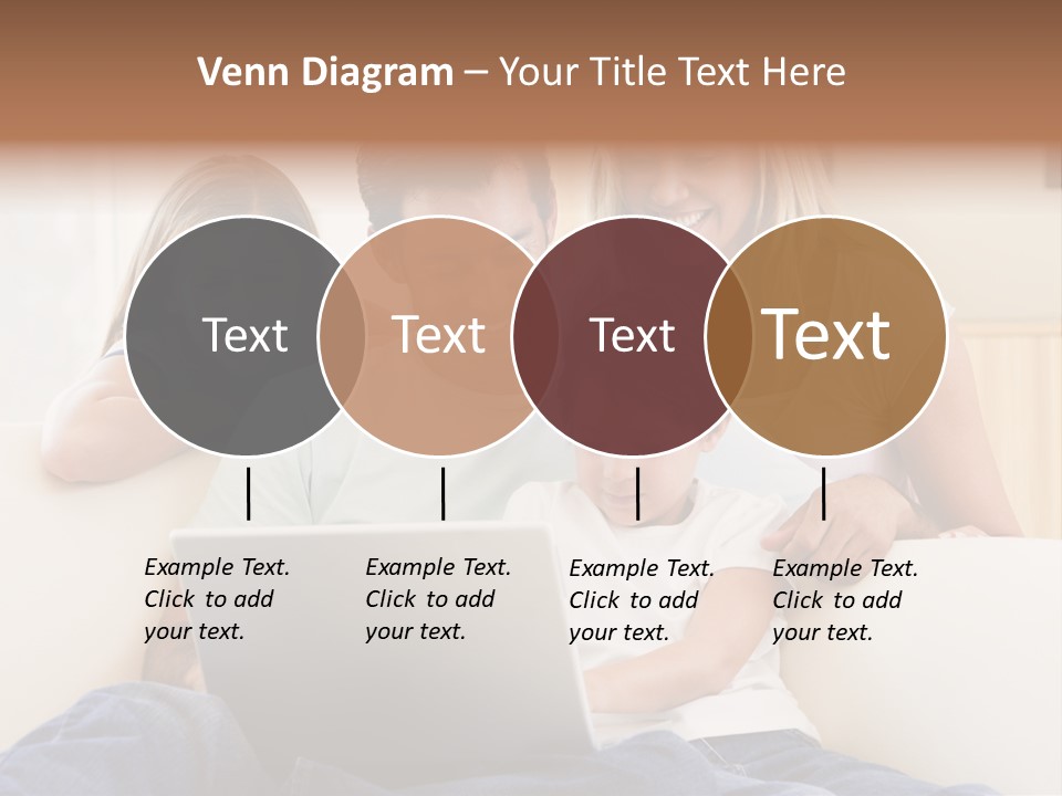 Indoors Parents Together PowerPoint Template