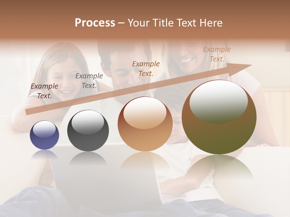 Indoors Parents Together PowerPoint Template